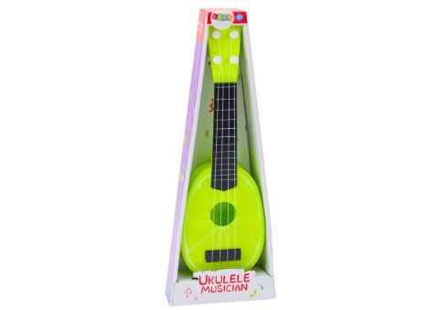 Ukulele Dla Dzieci Mini Gitara 4 Struny Owoc Limonka Zielona 15" LEAN Toys