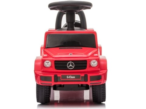 Jeździk Mercedes G-Class 652 Czerwony Dźwięk Klaksonu Silnika LEAN Toys