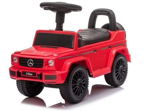 Jeździk Mercedes G-Class 652 Czerwony Dźwięk Klaksonu Silnika LEAN Toys