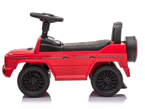 Jeździk Mercedes G-Class 652 Czerwony Dźwięk Klaksonu Silnika LEAN Toys