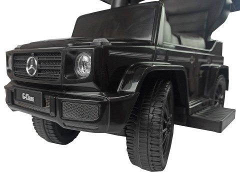 Jeździk Mercedes G-Class 653 Czarny z Pchaczem Dźwięk Silnika i Klaksonu LEAN Toys