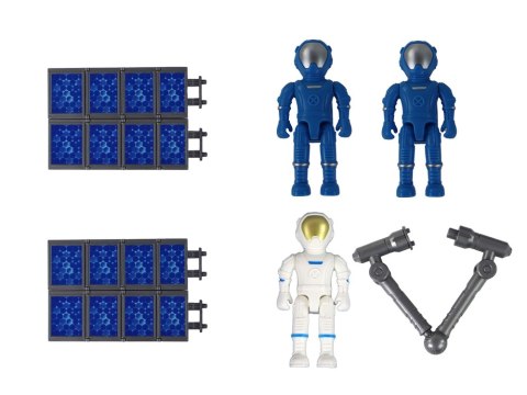 Misja Kosmiczna Zestaw Kosmiczny Rakieta Kosmonauta Kosmos 20 ele. LEAN Toys