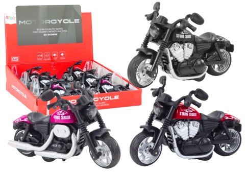 Motocykl Sportowy Harley z Napędem Frykcyjnym 3 Kolory LEAN Toys