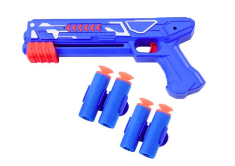 Pistolet Na Strzałki 2w1 Wyrzutnia Samolotów Niebieski LEAN Toys