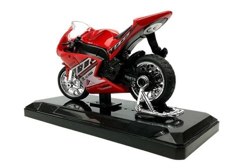 Sportowy Motocykl z Dźwiękami 1:18 4 Kolory LEAN Toys