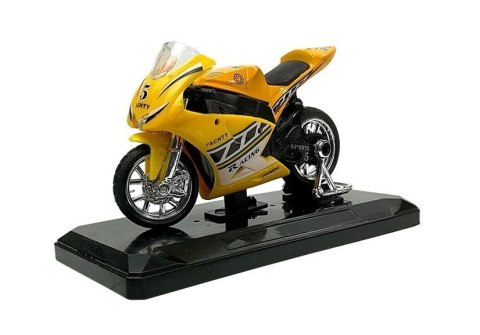 Sportowy Motocykl z Dźwiękami 1:18 4 Kolory LEAN Toys