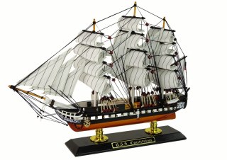 Statek Figurka Żaglówka Figurka Model Kolekcjonerski U.S.S. Constitution LEAN Toys