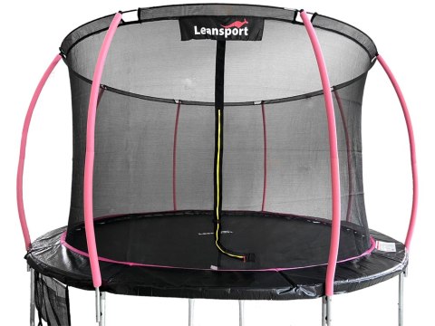 Trampolina LEAN Sport Max 10ft Czarno-Różowa LEAN Sport