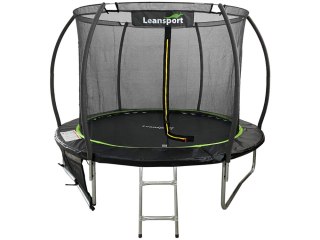 Trampolina LEAN Sport Max 10ft Czarno-Zielona LEAN Sport