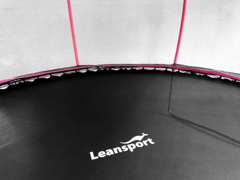 Trampolina LEAN Sport Max 12ft Czarno-Różowa LEAN Sport