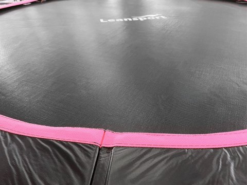 Trampolina LEAN Sport Max 14ft Czarno-Różowa LEAN Sport