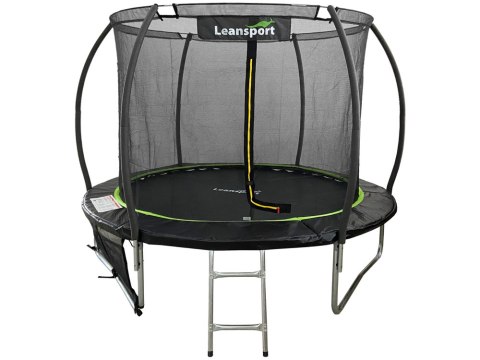 Trampolina LEAN Sport Max 8ft Czarno-Zielona LEAN Sport