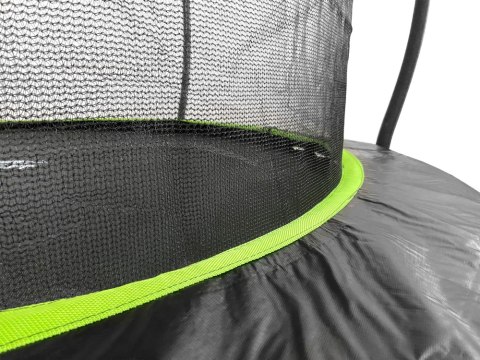 Trampolina LEAN Sport Max 8ft Czarno-Zielona LEAN Sport