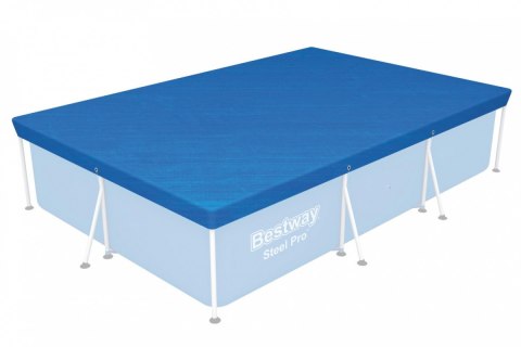 Pokrywa 304x205cm na Basen stelażowy Steel Pro 300x201x66cm BESTWAY