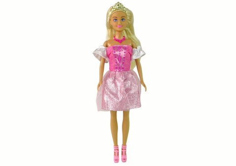 Lalka Anlily Princess Księżniczka Różowa Królowa LEAN Toys