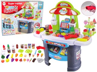 Zestaw Supermarket Skaner Artykuły Spożywcze Dla Dzieci LEAN Toys