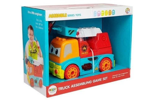 Auto Wóz strażacki Straż Pożarna do Rozkręcania LEAN Toys