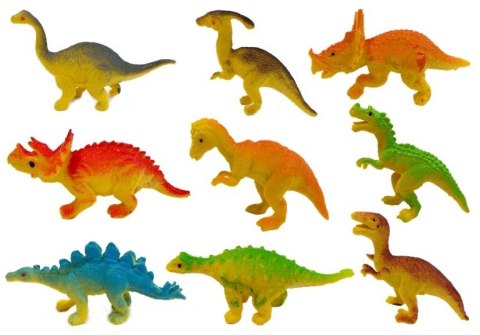 Ciężarówka Transporter Sorter Walizka z Dinozaurami Zielona LEAN Toys