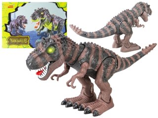 Dinozaur Na Baterie Tyranozaur Rex Chodzący Brązowy LEAN Toys