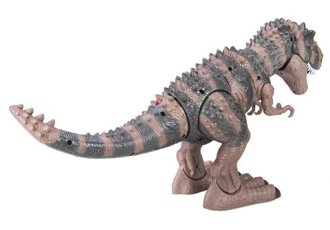 Dinozaur Na Baterie Tyranozaur Rex Chodzący Brązowy LEAN Toys