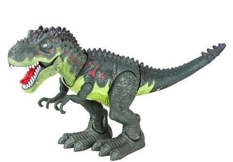 Dinozaur Na Baterie Tyranozaur Rex Chodzący Zielony LEAN Toys