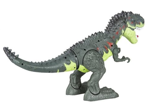 Dinozaur Na Baterie Tyranozaur Rex Chodzący Zielony LEAN Toys