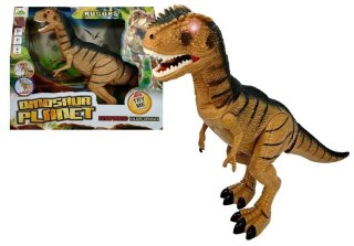 Dinozaur Tyranozaur Porusza się Ryczy Świeci LEAN Toys