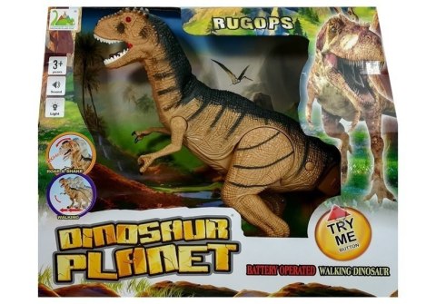 Dinozaur Tyranozaur Porusza się Ryczy Świeci LEAN Toys