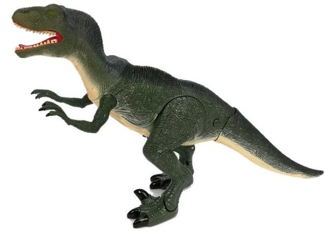 Dinozaur Velociraptor Porusza się Ryczy Świeci LEAN Toys