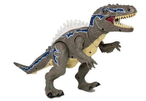 Dinozaur Zdalnie Sterowany Tyranozaur Świeci Szary LEAN Toys