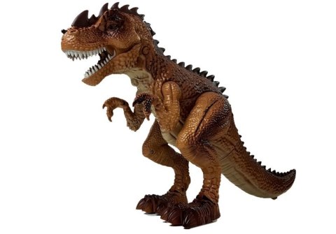 Ruchomy Dinozaur Tyranozaur Para Wodna Pistolet Dźwięk Światła Żółty LEAN Toys