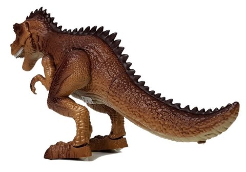 Ruchomy Dinozaur Tyranozaur Para Wodna Pistolet Dźwięk Światła Żółty LEAN Toys