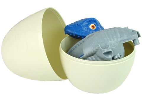 Zestaw Dinozaur Mosasaur z Jajkiem DIY Śrubokręt Niebieski LEAN Toys