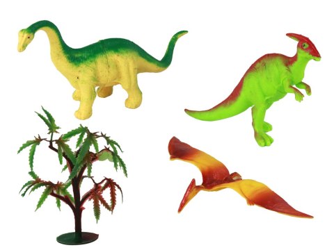 Zestaw Dinozaurów Tyranozaur Rex Akcesoria Dźwięk Światła LEAN Toys