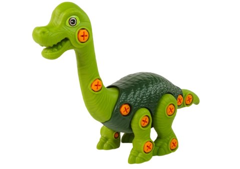 Dinozaur Brachiosaurus Do Rozkręcania Zielony LEAN Toys