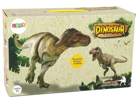 Dinozaur Zdalnie Sterowany Zieje Para Wodna Projektor Brązowy LEAN Toys