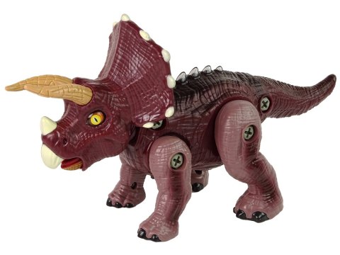 Dinozaur do Rozkręcania z Wiertarką Plastikowy LEAN Toys