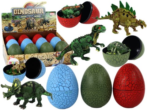 Jajo Figurka Dinozaura 3 Kolory 9cm LEAN TOYS