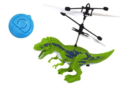 Latający Dinozaur Helikopter Sterowany Ręką Zielony LEAN Toys