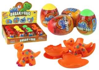 Magiczne Pękające Jajko Dinozaur W Skorupie 4 Kolory 6 cm LEAN TOYS