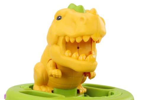 Zestaw Do Piasku Wiaderko Łopatka Grabki Foremki Dinozaury LEAN Toys