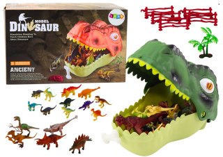 Zestaw Figurek Dinozaurów Duży Dinozaur Zielony 45 El LEAN Toys