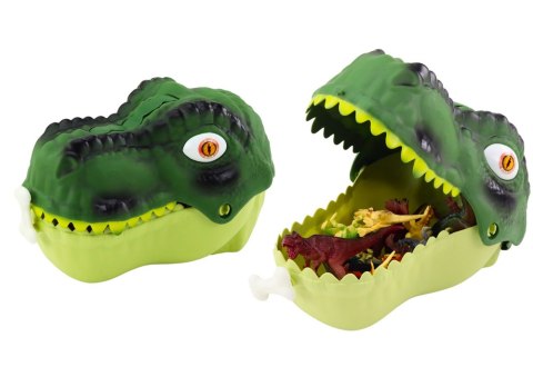 Zestaw Figurek Dinozaurów Duży Dinozaur Zielony 45 El LEAN Toys