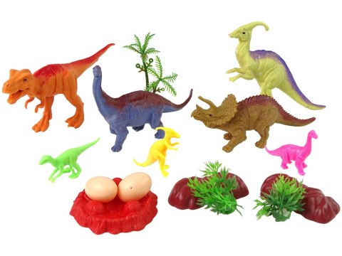 Zestaw Figurek Dinozaurów z Akcesoriami 15 Sztuk LEAN Toys