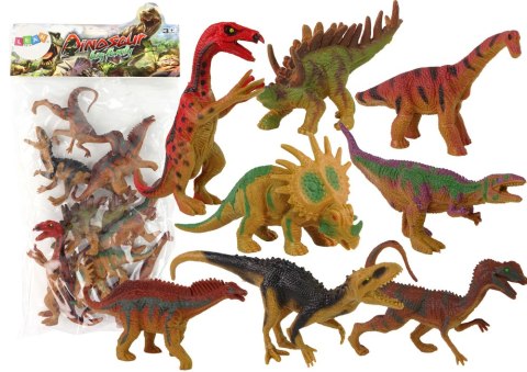 Zestaw Figurek Dinozaury Park Zwierzęta 8 Szt. LEAN Toys