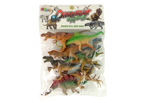 Zestaw Figurek Dinozaury Park Zwierzęta 8 Szt. LEAN Toys