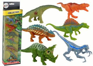 Zestaw Figurek Dinozaury Różne Rodzaje 6 Sztuk LEAN Toys