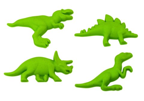 Zestaw Foremek Do Piasku Dinozaury Skamieniałości Zielone LEAN Toys