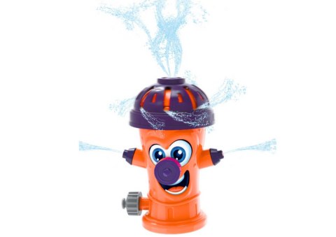 Zraszacz Ogrodowy Hydrant Fontanna Spryskiwacz Wodny Pomarańczowy LEAN Toys