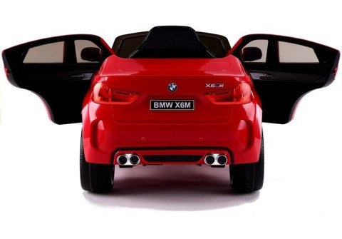 Auto na Akumulator BMW X6 Czerwony Skóra, EVA LEAN CARS